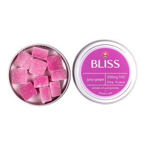 Bliss Juicy Grape THC Gummies Edibles