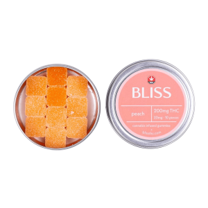 Bliss Peach THC Gummies Edibles Online
